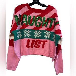 NWT Naughty 33 Degrees Sweater size XL